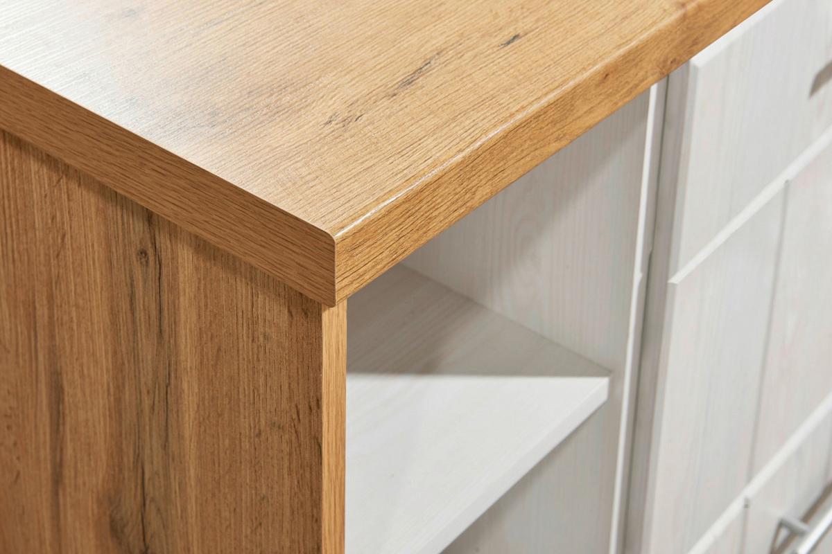 Eckküche Anton Winkelküche 310 cm - Wildeiche/Lärchefarben, LIFESTYLE, Holzwerkstoff (310/172cm) - Respekta