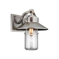 Außenwandleuchte Fe-Boynton2-L - Grau, KONVENTIONELL, Glas/Kunststoff (31.6/36,5/39cm) - Elstead Lighting