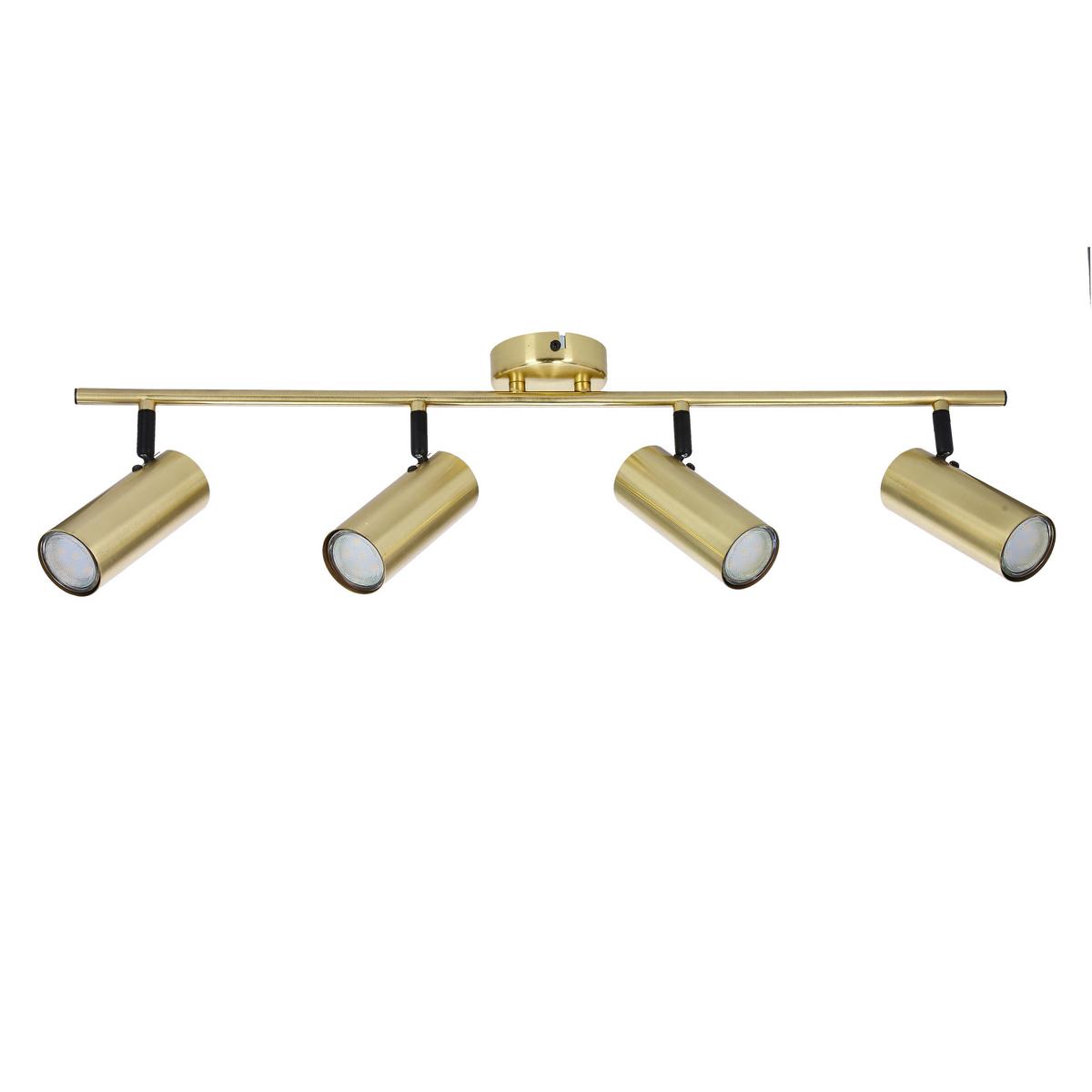 Deckenstrahler 94-01740 - Messingfarben, KONVENTIONELL, Metall (76/9/18cm)