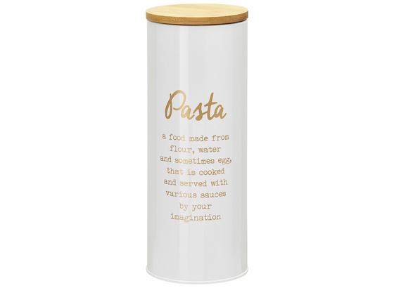 Dóza Na Potraviny Fiona - Pasta - bílá/měděné barvy, Lifestyle, kov/dřevo (11/29cm) - Zandiara Dóza Na Potraviny Fiona - Pasta - bílá/měděné barvy, Lifestyle, kov/dřevo (11/29cm) - Zandiara