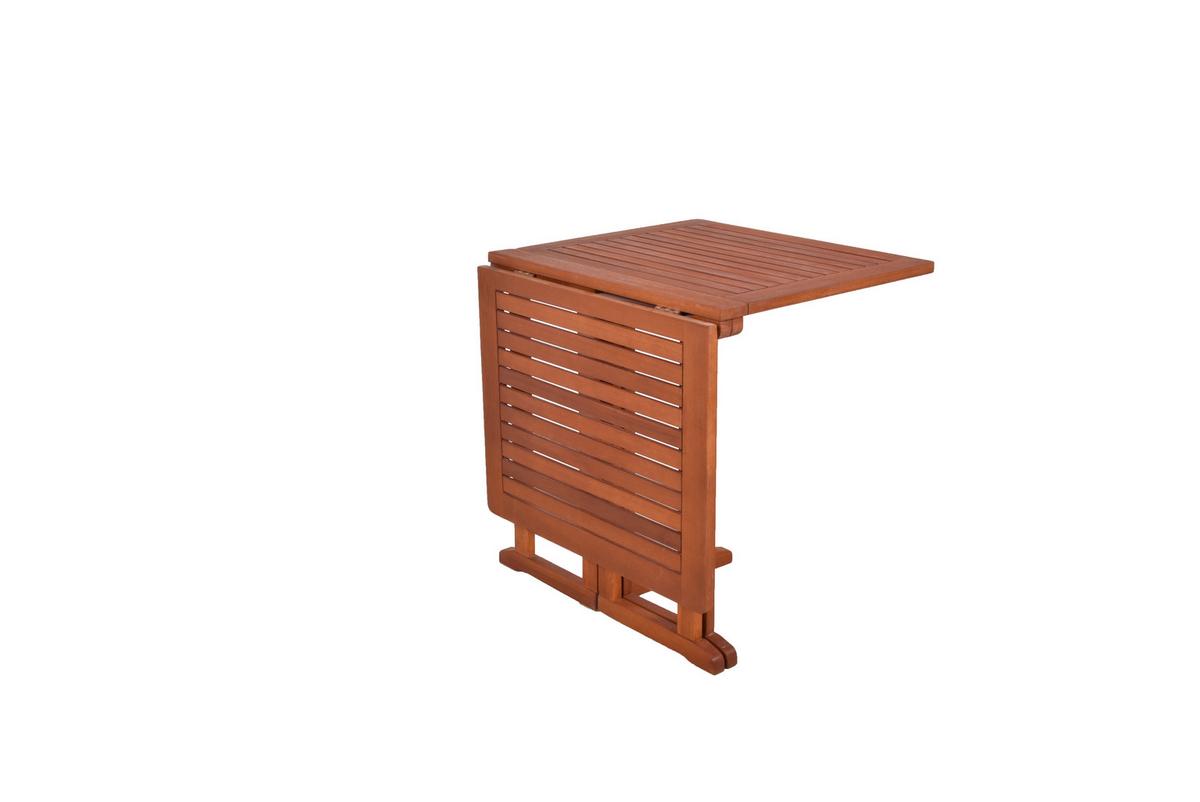Balkontisch Klappbar Baltimore Eukalyptusholz L 120 Cm - Eukalyptusholzfarben, Basics, Holz (120/70/73cm) - Gardenson