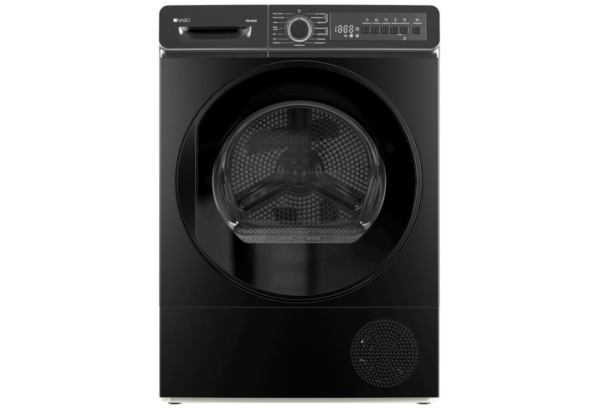 Wärmepumpentrockner Nabo Tw 8250 - Schwarz, Basics, Metall (56,3/59,6/84,5cm) - Nabo