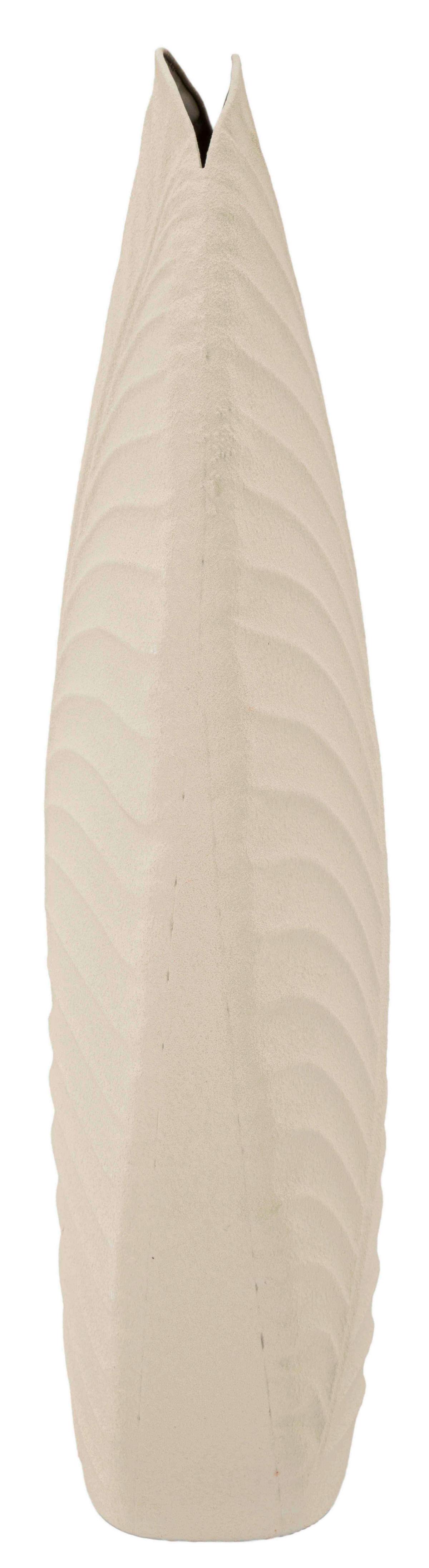 Vase Dune High Creme B: 31 Cm - Creme, Basics, Metall (31/53,5/13cm)