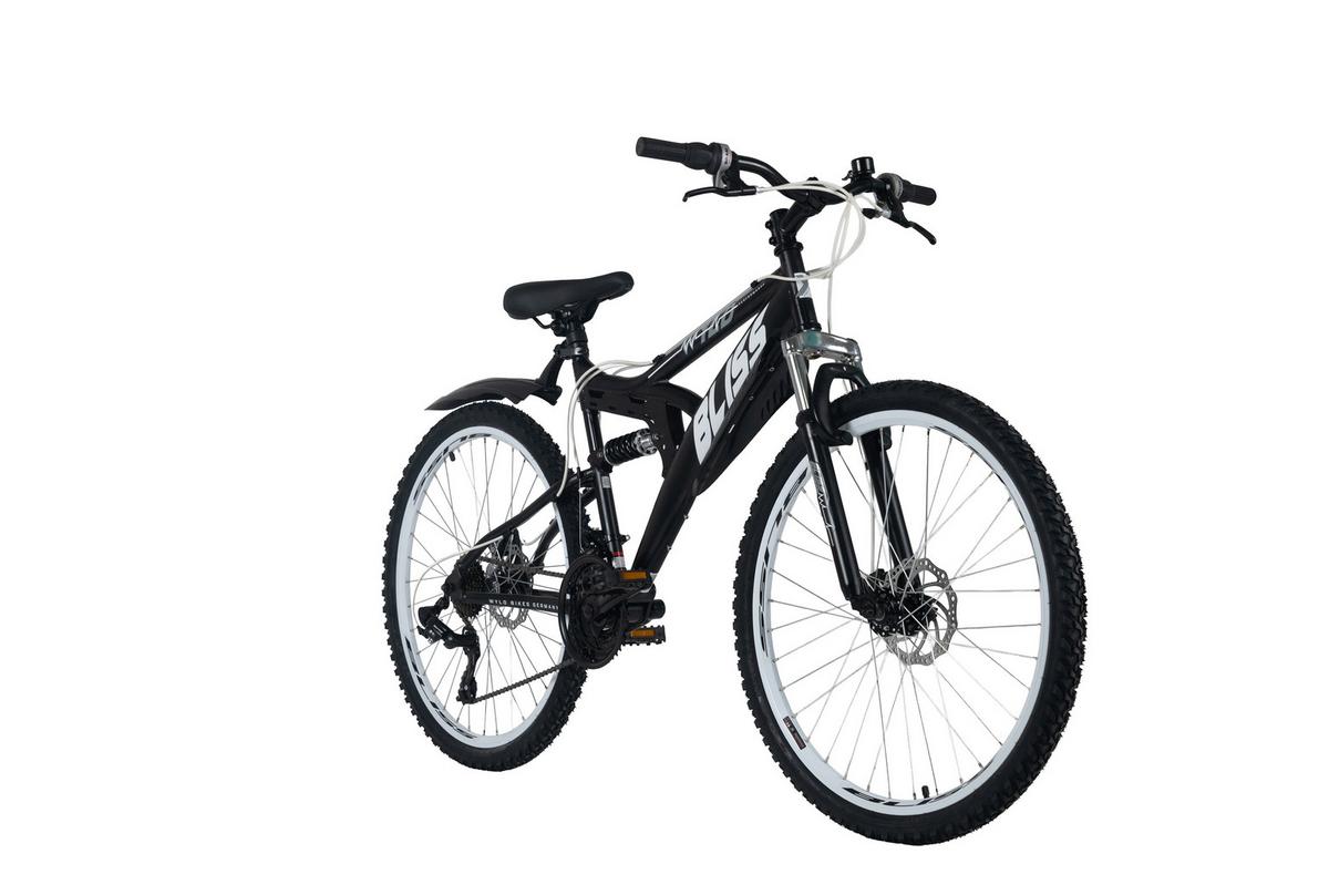 WYLD Mountainbike Fully Bliss schwarz/Weiß 26'' - Schwarz, MODERN, Metall (25/140/60cm)