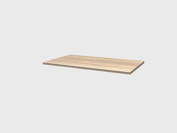 Küchenarbeitsplatte Samoa 150 cm Sonoma Eiche Dekor - KONVENTIONELL, Holz (150,5/60cm)