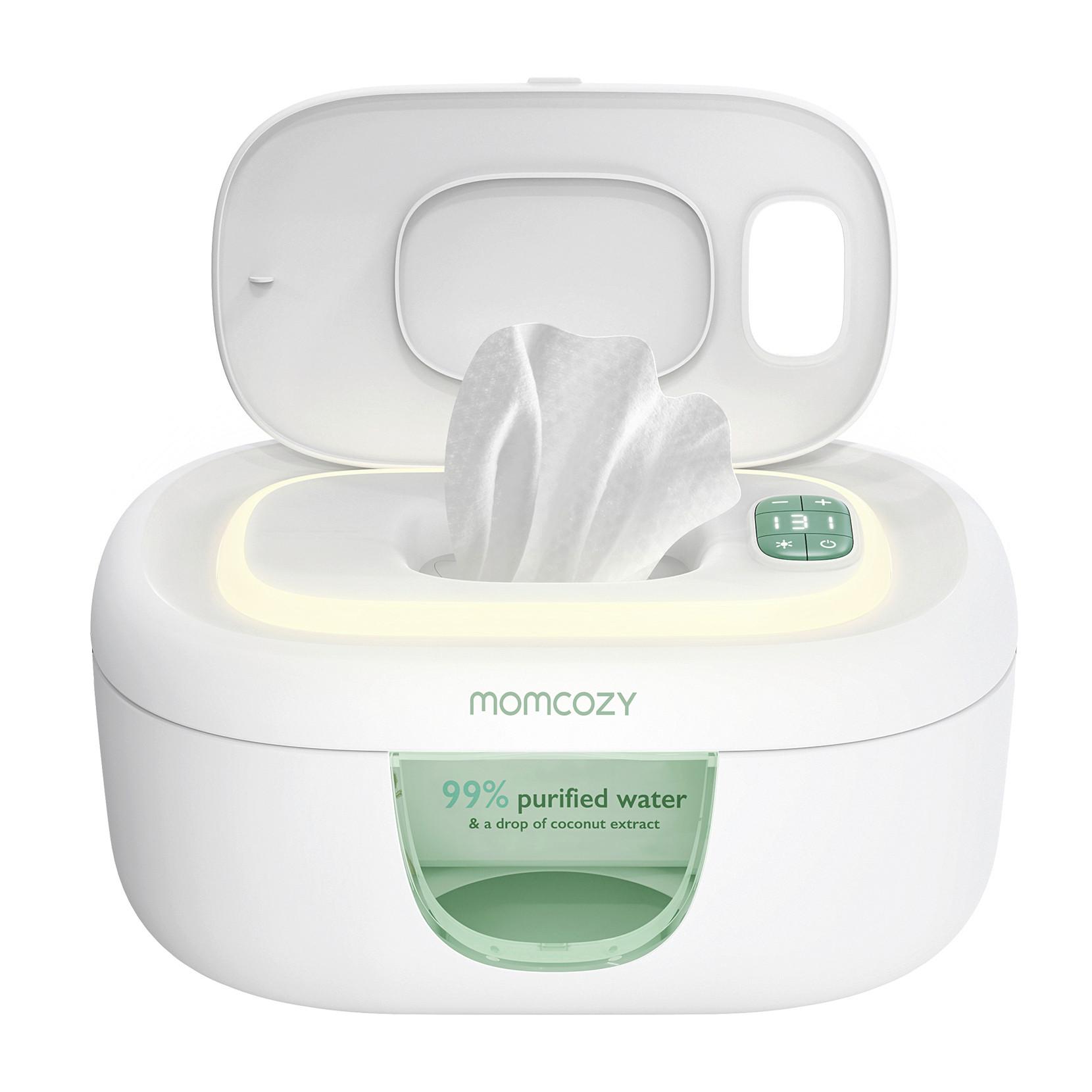 Babytücherwärmer weiß - Weiß Hochglanz, Basics, Kunststoff (26,5/16,3/11,5cm) - Momcozy
