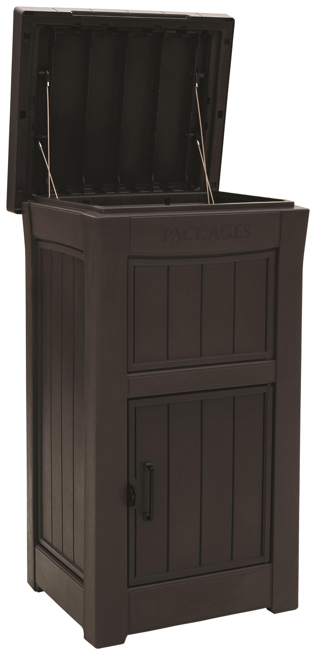 Paketbox Wetterfest Parcel 62x112x53 cm - Graphitfarben, Basics, Kunststoff (62/112/53cm)