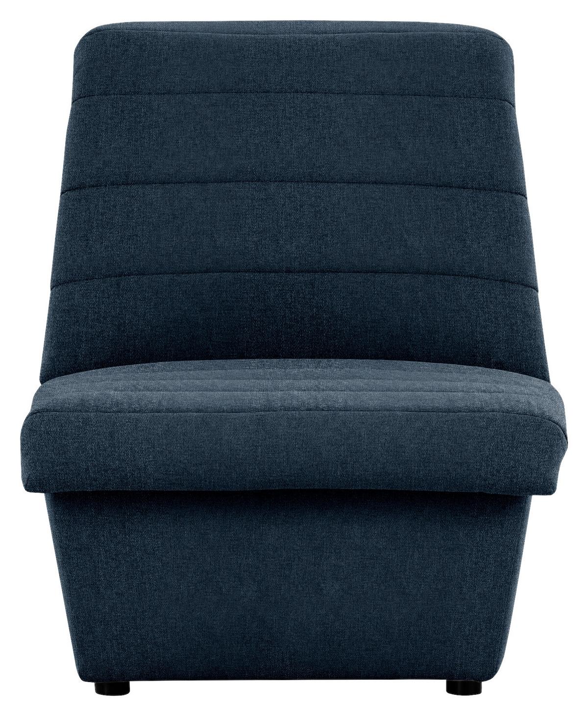 Sessel Looks Viii - Schwarz/Dunkelblau, Design, Textil (72/92/103cm) - LOOKS by W.Joop
