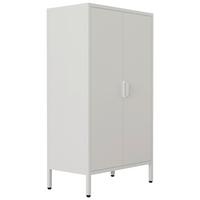 Highboard Flokas Weiß B: 60 cm - Weiß, Design, Metall (60/110/35cm) - MID.YOU