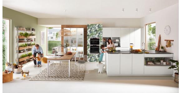 Einbauküche Eastbourne - Weiß, MODERN, Holzwerkstoff - Vertico