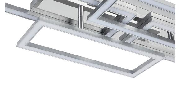 LED-Deckenleuchte Niya - Chromfarben/Silberfarben, MODERN, Kunststoff/Metall (72/28,4/8cm) - Luca Bessoni