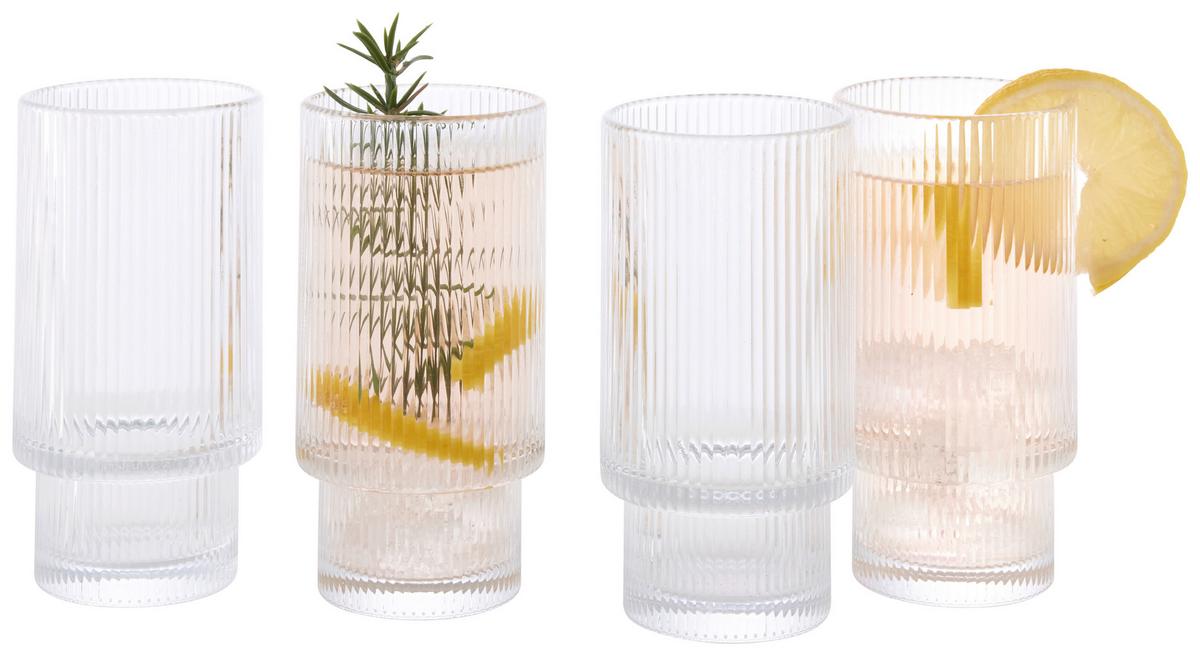 Sada sklenic ROSEMARY - 277ML - průhledné, Moderní, sklo (6,8/14cm) - Mömax