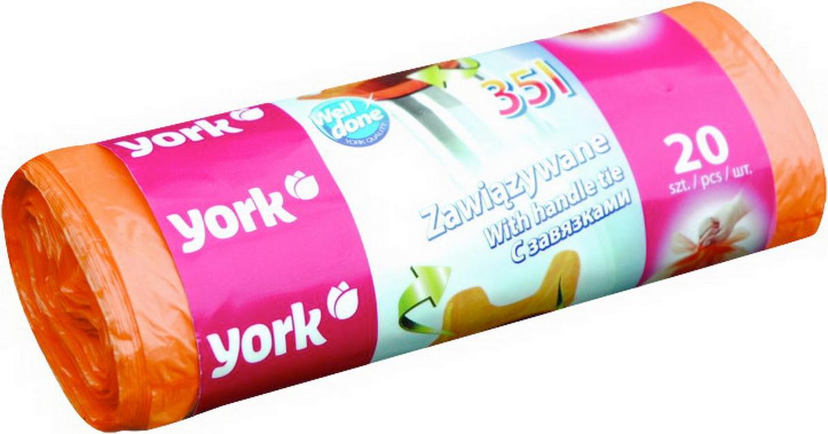 Szemeteszsák 35 Liter - narancs, műanyag (50/60/0,5cm)