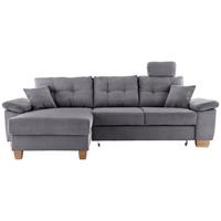 Ecksofa Brizzini, Grau S: 176x270 Cm - Naturfarben/Grau, MODERN, Textil (176/270cm) - Livetastic