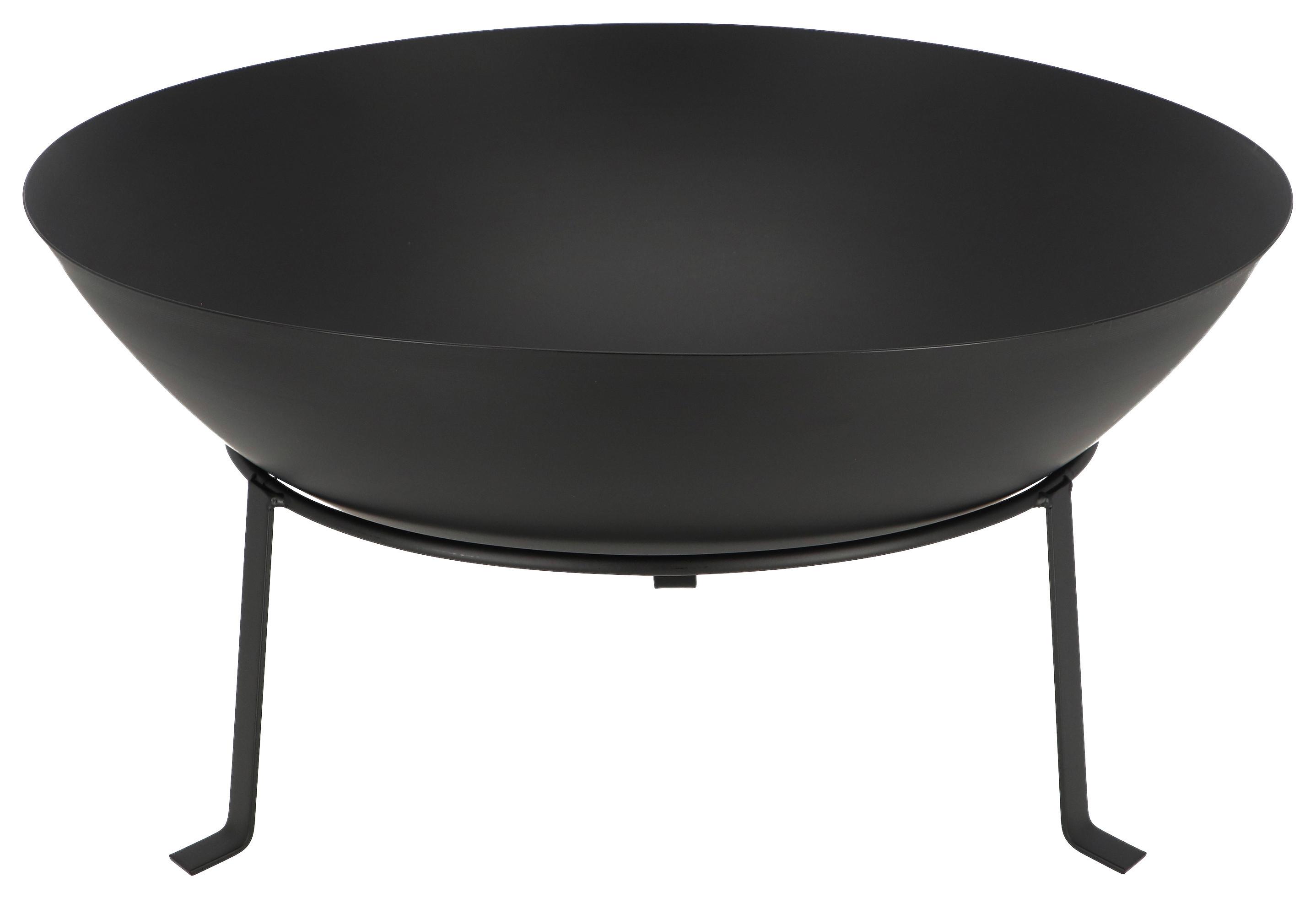 Feuerschale Sheila Ii - Schwarz, MODERN, Metall (50/24.7cm)