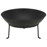 Feuerschale Sheila II - Schwarz, MODERN, Metall (50/24.7cm)