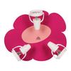 Kinderdeckenleuchte 5244423 Blume - Pink/Rosa, Basics, Holzwerkstoff/Kunststoff (39/33/16cm)
