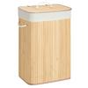 Wäschekorb Naturfarben B: 40 Cm - Naturfarben, Basics, Naturmaterialien/Holzwerkstoff (40/60/30cm)