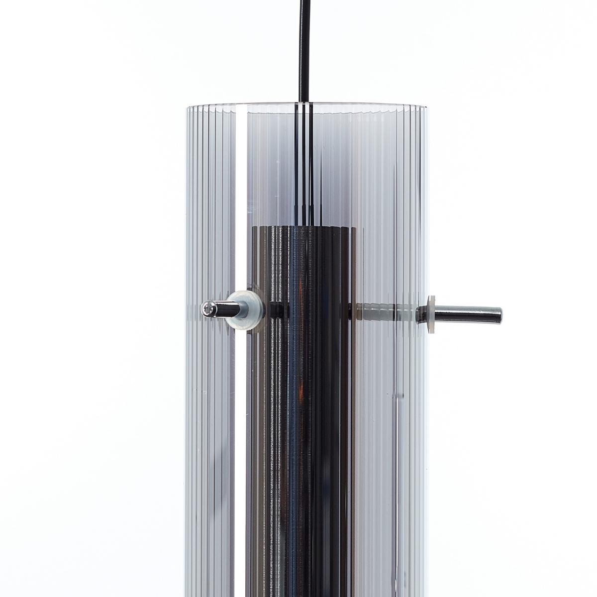Hängeleuchte 28426 Henriette - Chromfarben, Design, Glas/Metall (90/8,5/150cm) - Brilliant