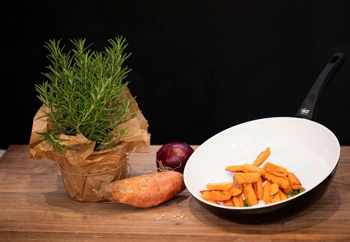 Bratpfanne Pure Adenture Ø 20,8 cm Aluminium - Schwarz, Basics, Metall (20,8/4,5cm)