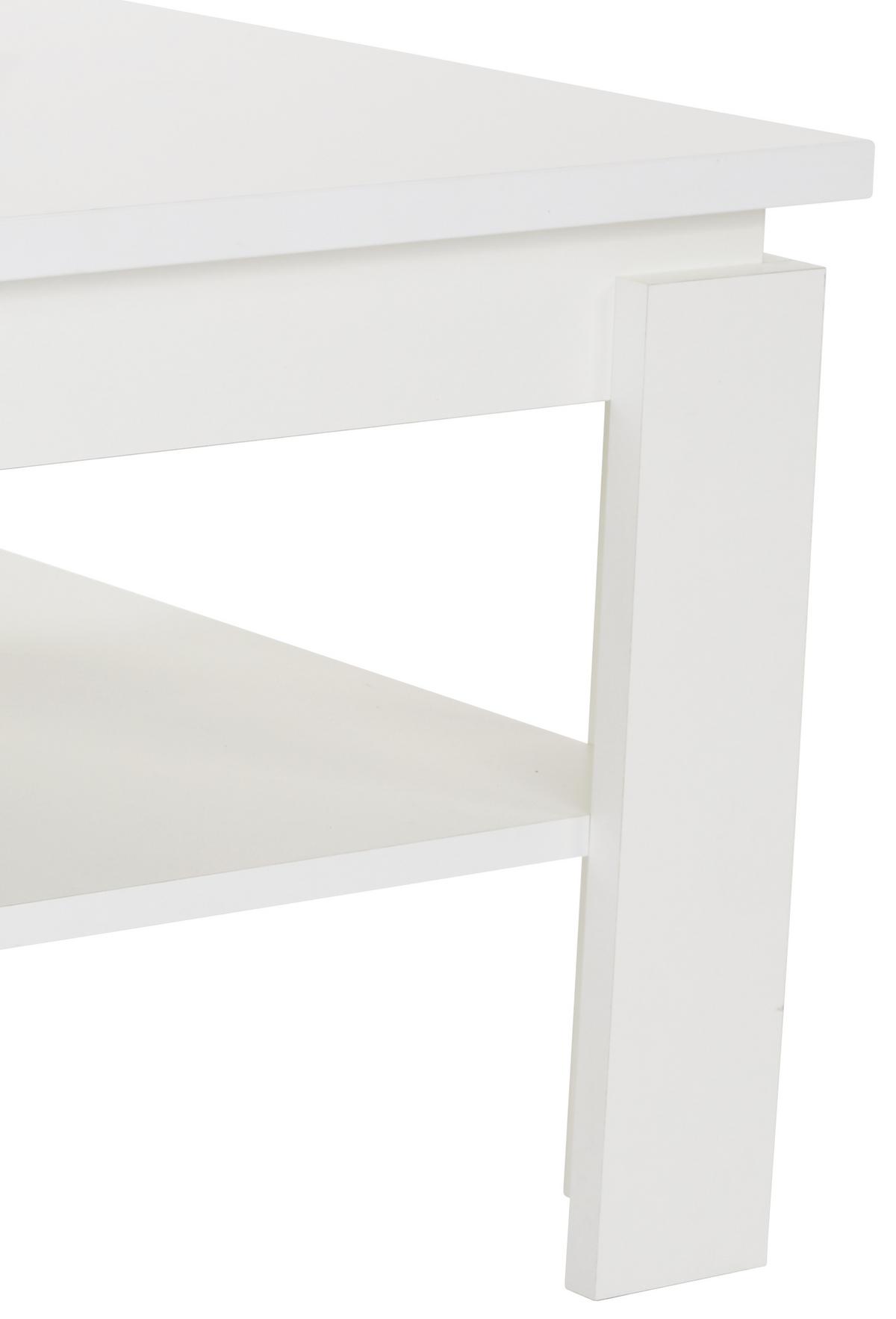 KONFERENČNÝ STOLÍK NIZZA 1 - biela, Modern, kompozitné drevo (70/45/70cm)