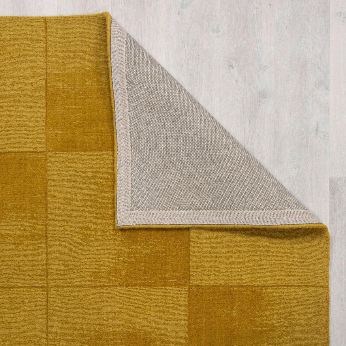 Wollteppich Demi Check Ombre Yello 200x290 - Gelb, Basics, Textil (200/290cm)