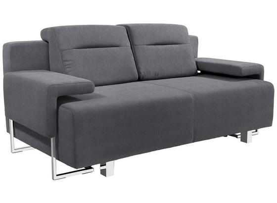 Schlafsofa Memphis - Chromfarben/Anthrazit, MODERN, Textil (222/83/90cm) Schlafsofa Memphis - Chromfarben/Anthrazit, MODERN, Textil (222/83/90cm)