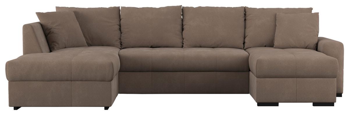 Sarokgarnitúra Bill Mm201 - szürke, Konventionell, textil (156/310/173cm)