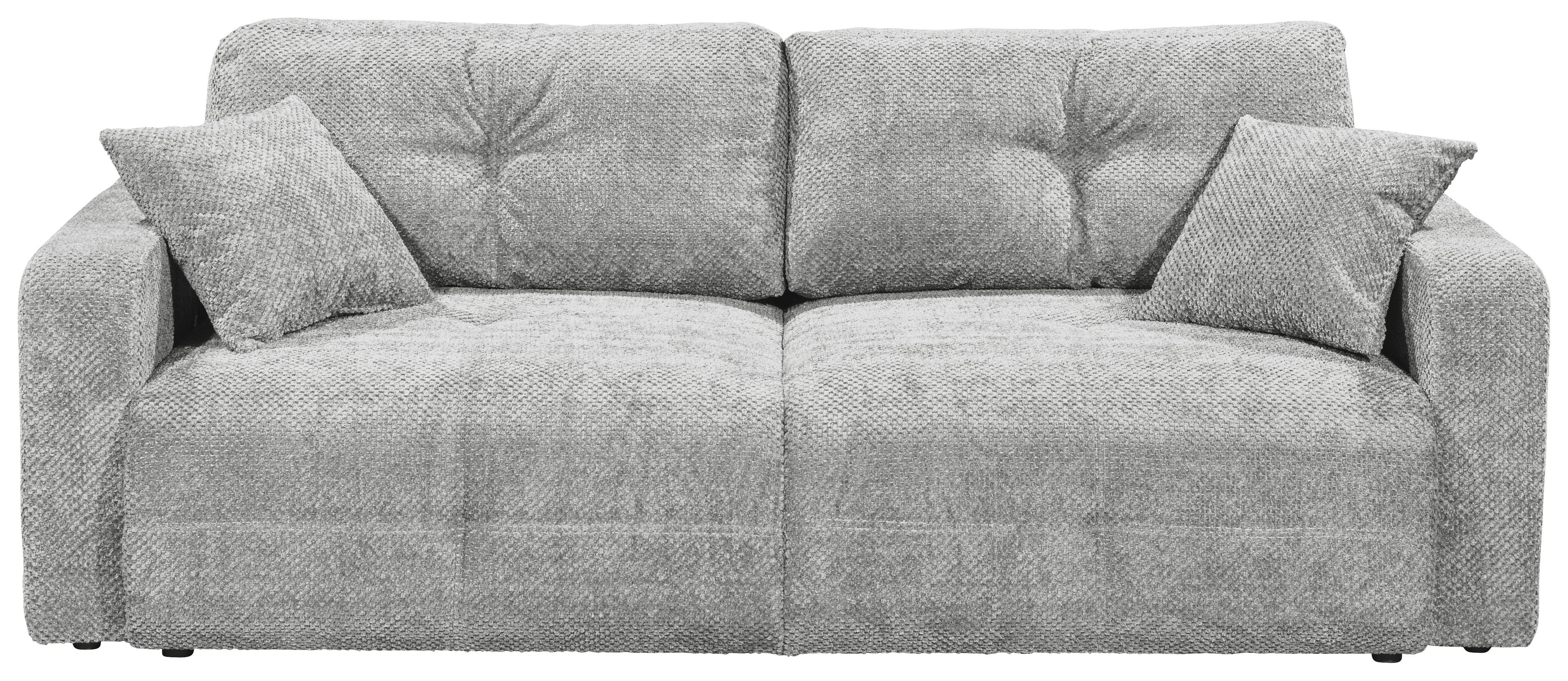 Schlafsofa Bullet Grau B: 235 cm - Schwarz/Grau, KONVENTIONELL, Textil (235/88/120cm) - MID.YOU