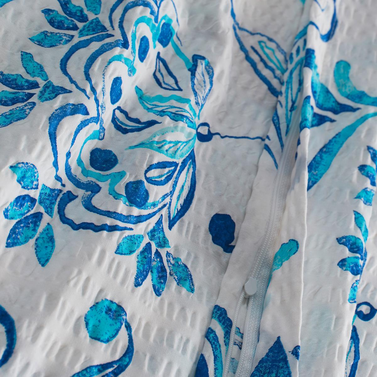 POSTEĽNÁ BIELIZEŇ SERP.005.FANIA BLAU - modrá, Basics, textil (140/200cm) - Florella