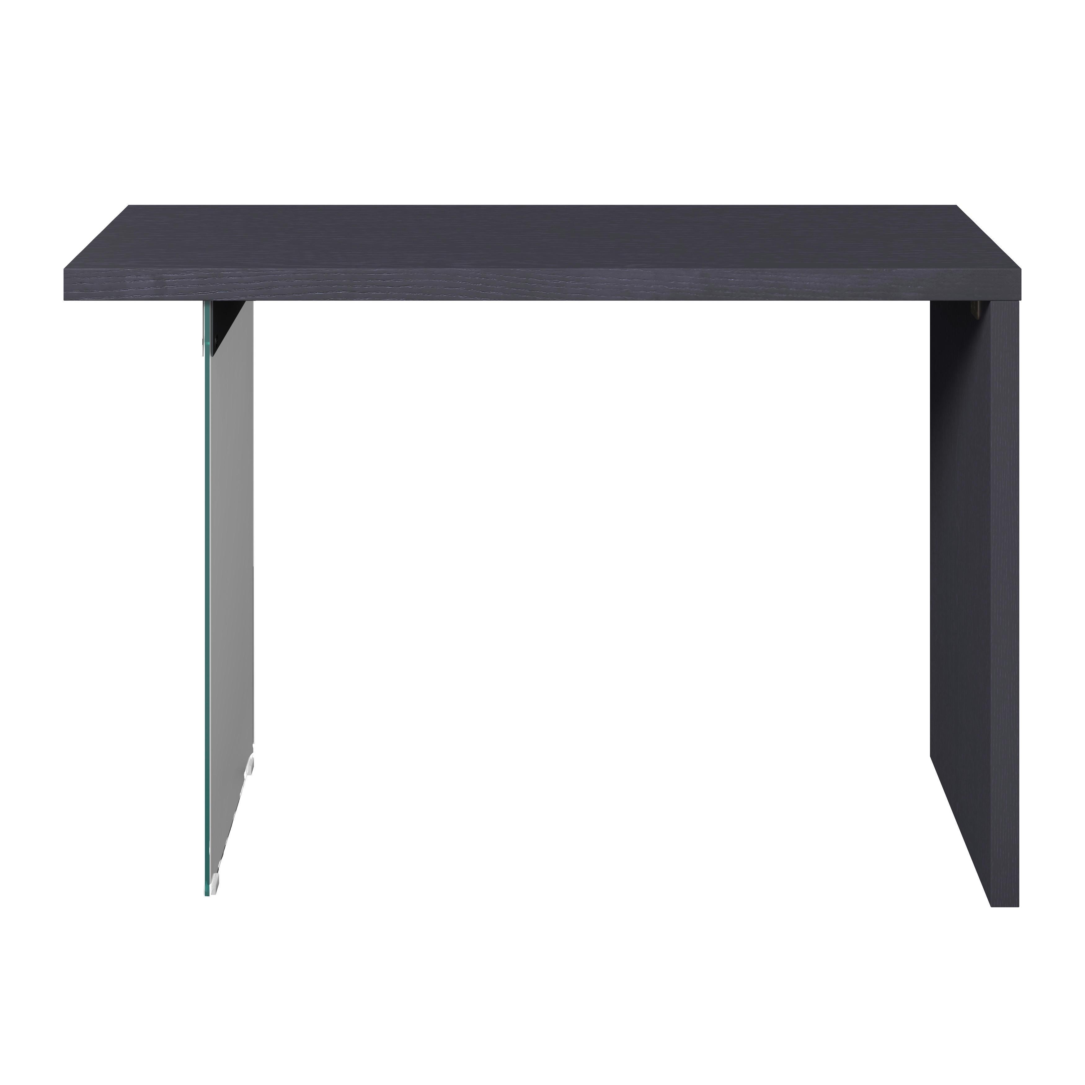 KONZOLOVÝ STOLEK MILAN - barvy dubu/černá, Moderní, dřevo/kompozitní dřevo (120/80/40cm) - Bessagi Home