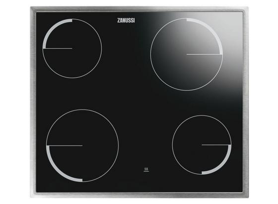 Zanussi Glaskeramikkochfeld Zev6040xba - Edelstahlfarben/Schwarz, Glas/Metall (57,6/3,8/50,6cm) - Zanussi Zanussi Glaskeramikkochfeld Zev6040xba - Edelstahlfarben/Schwarz, Glas/Metall (57,6/3,8/50,6cm) - Zanussi