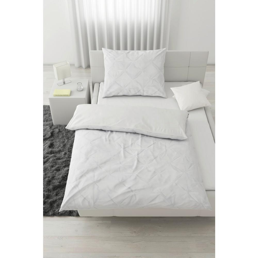 Povlečení Kate, 140/200cm, bílá