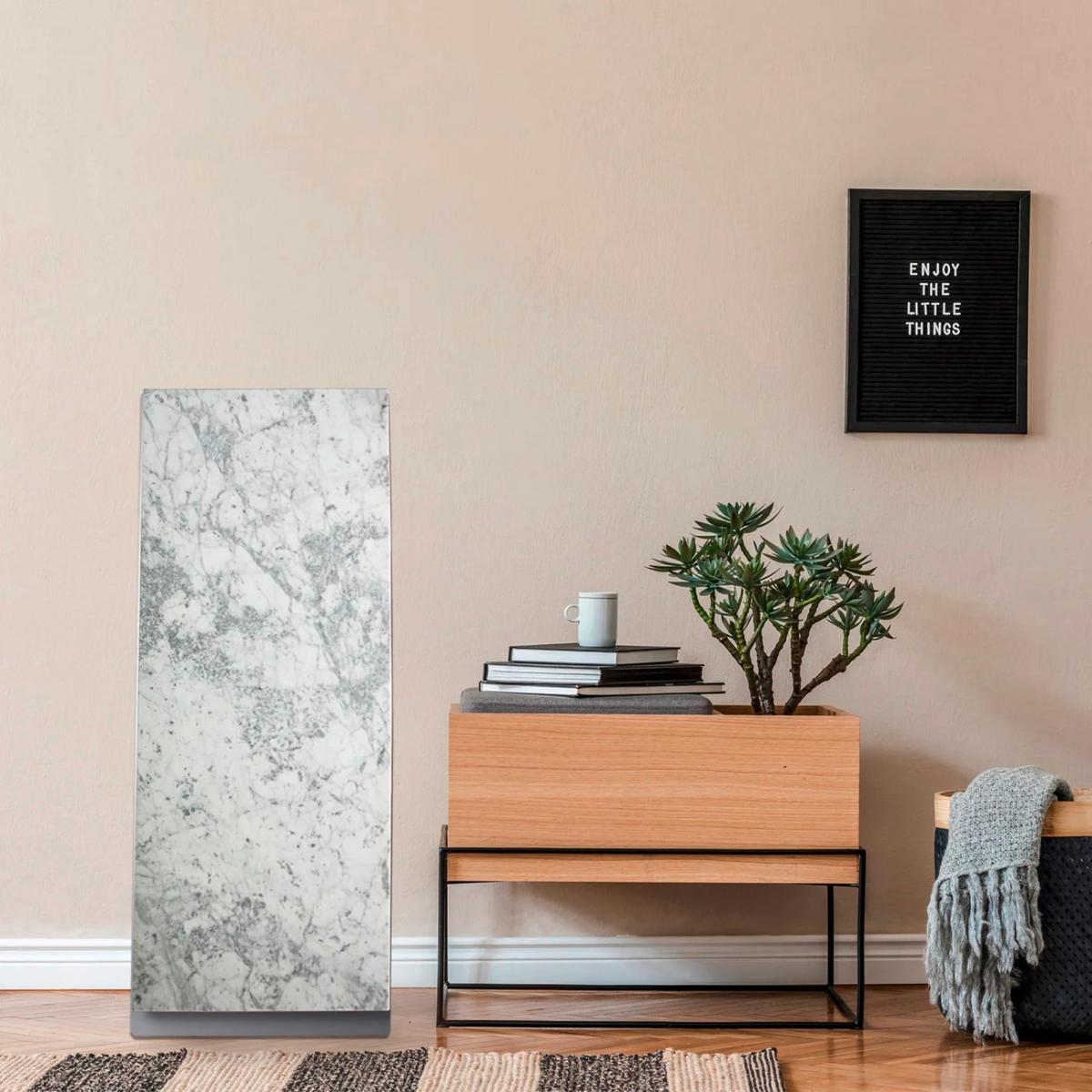 Infrarot-Heizpaneel-Montagese Freistehend, Alufarben - Alufarben, Basics, Metall (104/42/42cm) - MID.YOU