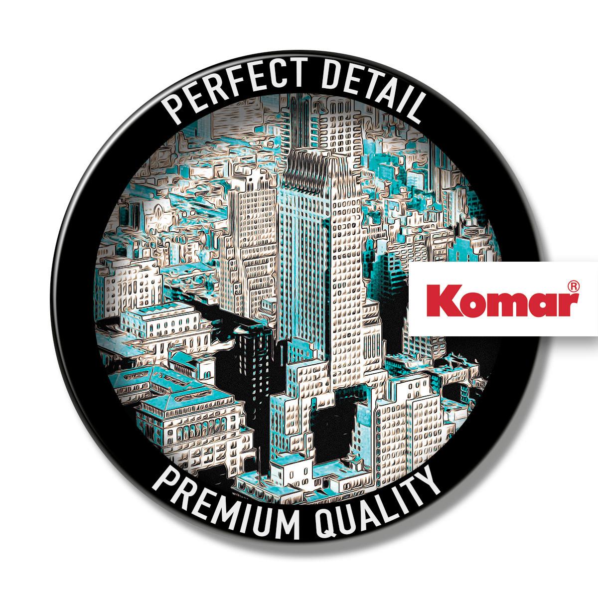 Vliestapete Gotham - Türkis/Schwarz, Basics (200/250cm) - Komar