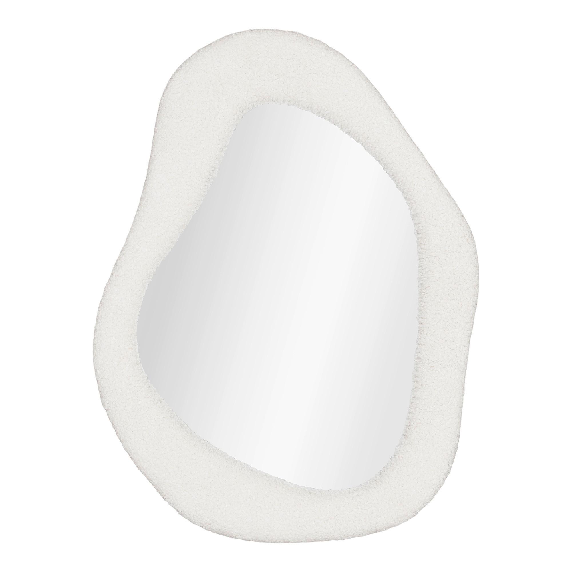 Wandspiegel Bosa Weiß B: 46,5 Cm - Weiß, Design, Glas/Kunststoff (46.5/3.5/61cm)