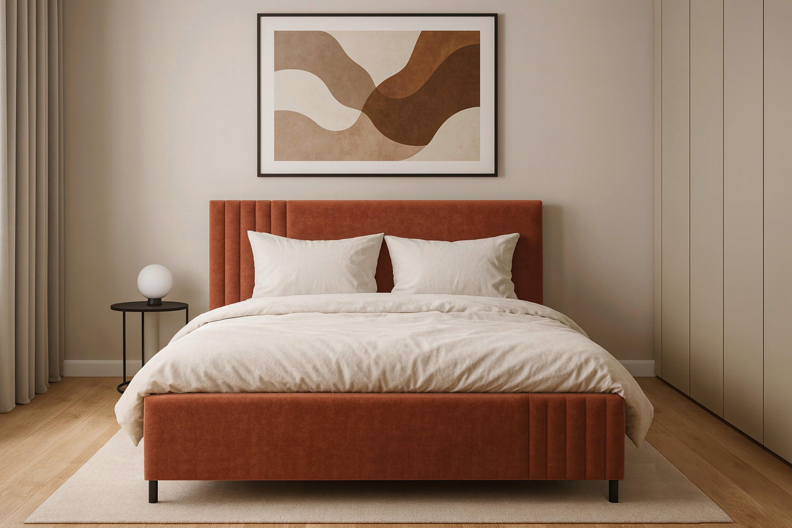 ČALÚNENÁ POSTEĽ SUZIE - čierna, Modern, drevo/kompozitné drevo (180cm)