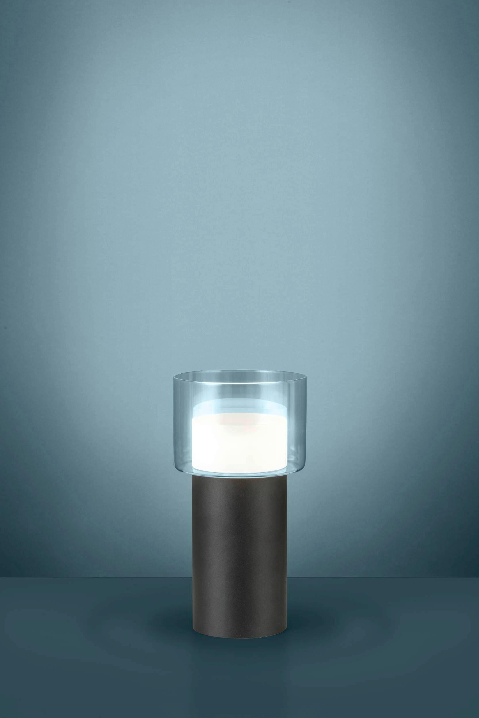 LED-Tischleuchte 39728* Molineros - Schwarz/Weiß, Design, Glas/Kunststoff (14/27cm) - Eglo