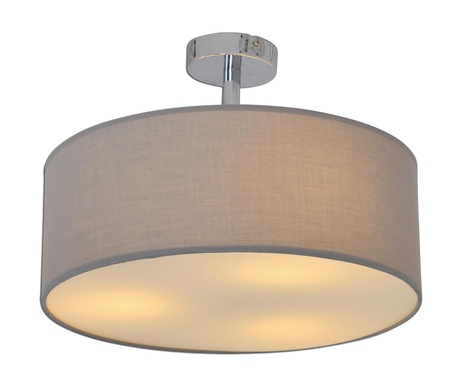 Deckenleuchte New York Ø 40 cm 3-Flamming mit Textilschirm