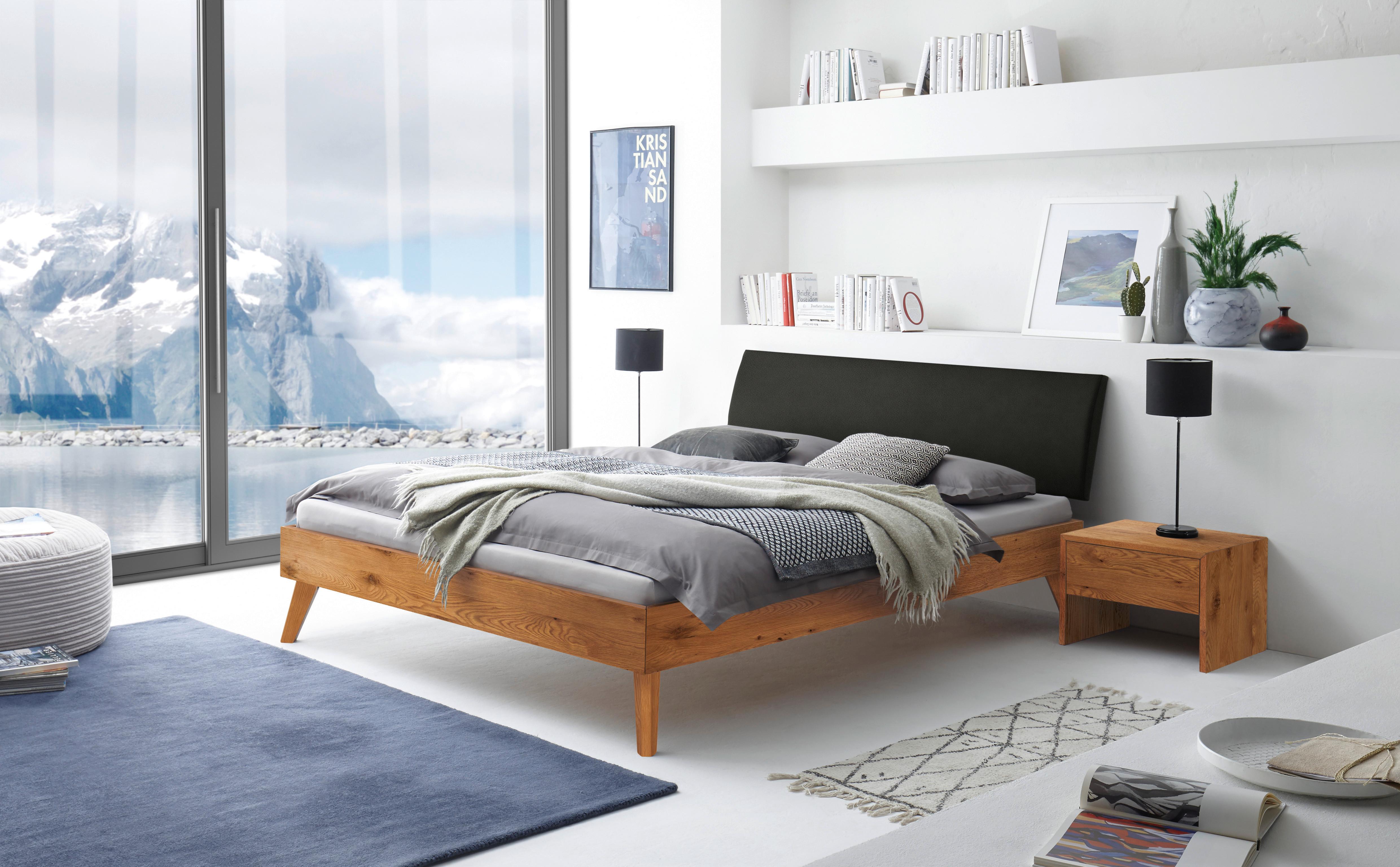 Nachtkästchen Salva, Wildeiche B: 48 Cm - Wildeiche, Natur, Holz (48/35/40cm) - Hasena