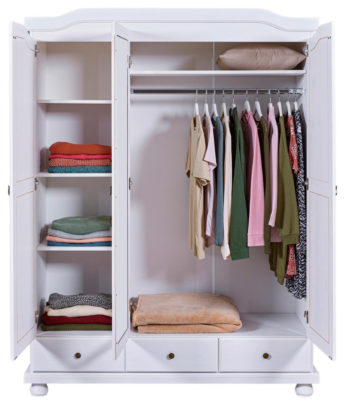 Einzelzimmer Vilmar Kappl Weiß 2-teilig - Weiß, MODERN, Holz - MID.YOU