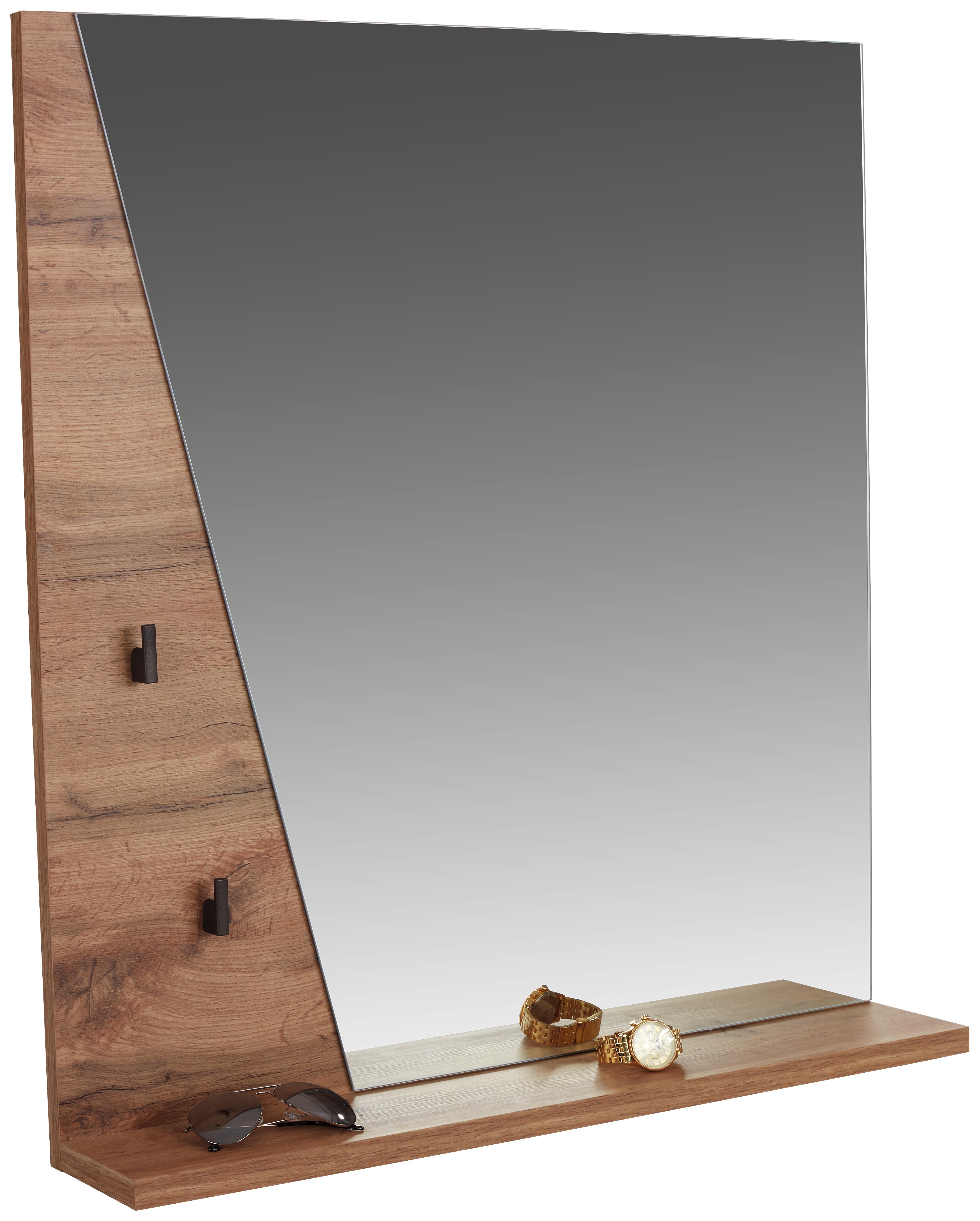 Tükör Venedig - Tölgyfa, modern, Faalapú anyag/Üveg (80/84/12cm)