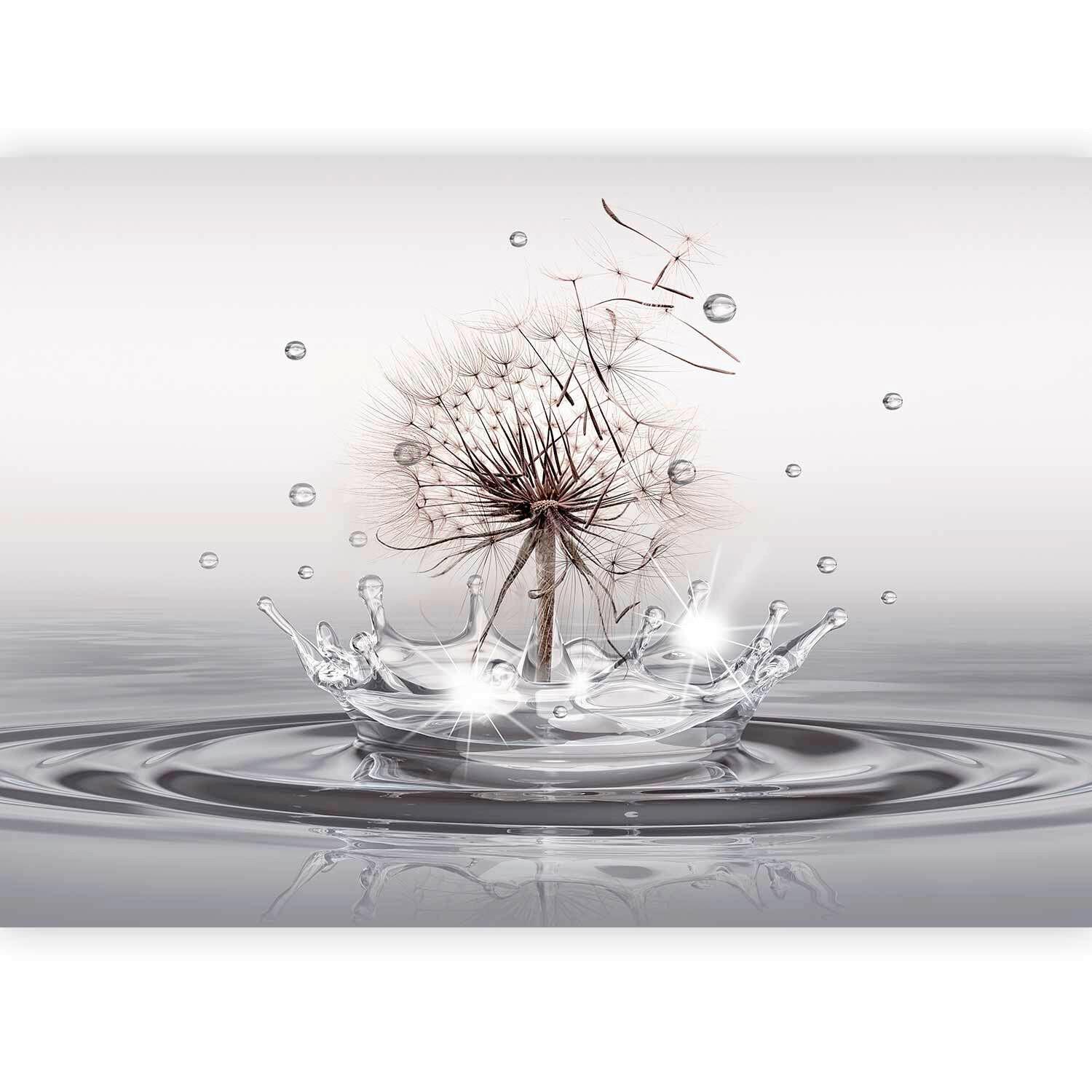 Fototapete Grau, Beige, B/H: 400x280cm - Beige/Grau, LIFESTYLE, Textil (400/280cm) - artgeist