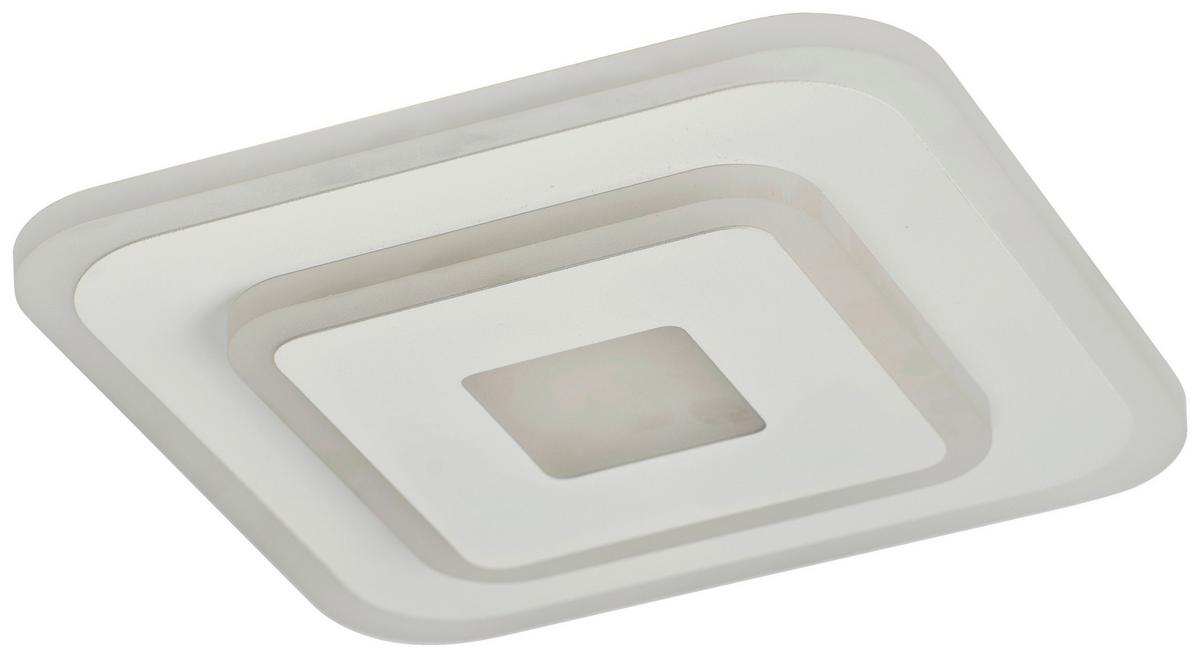 STROPNÉ LED SVIETIDLO BIZULO - biela/opálová, Modern, kov/plast (20/20cm) - Mömax