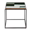 Beistelltisch Eisen Famosa Dunkel-/Hellgrün - Dunkelgrün/Schwarz, Basics, Metall (40/40/40cm) - Kayoom