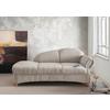 Ottomane Torello Taupe B: 190cm - Taupe/Wildeiche, KONVENTIONELL, Textil (190/84/86cm) - Livetastic