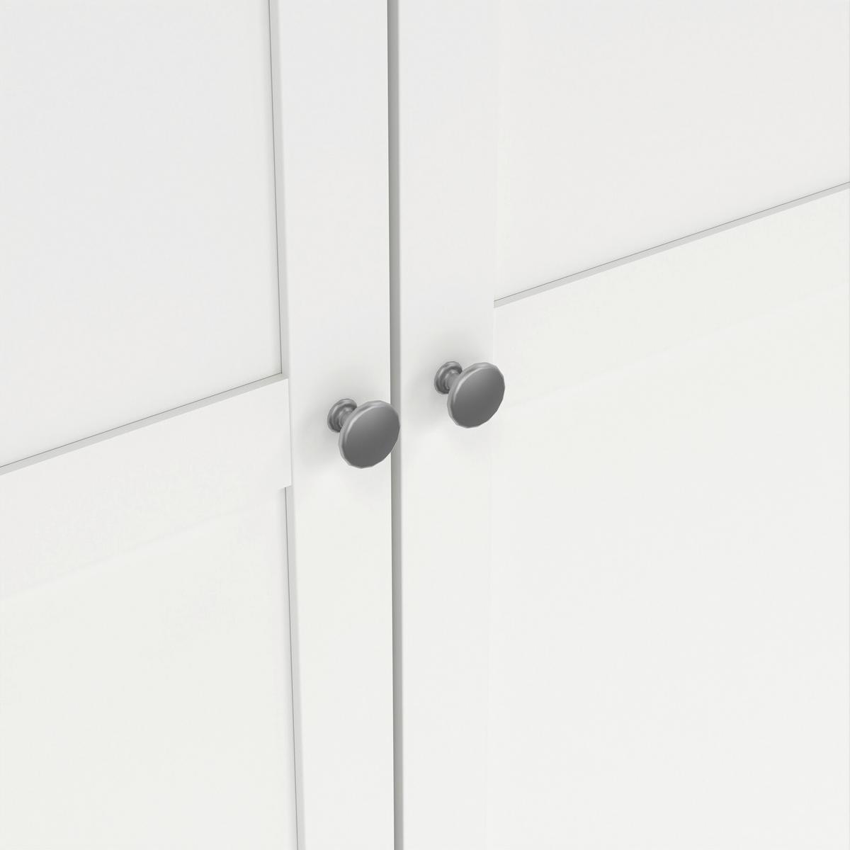Drehtürenschrank Billund, B: 147 Cm - Weiß, MODERN, Holzwerkstoff (147/200/61,7cm) - MID.YOU