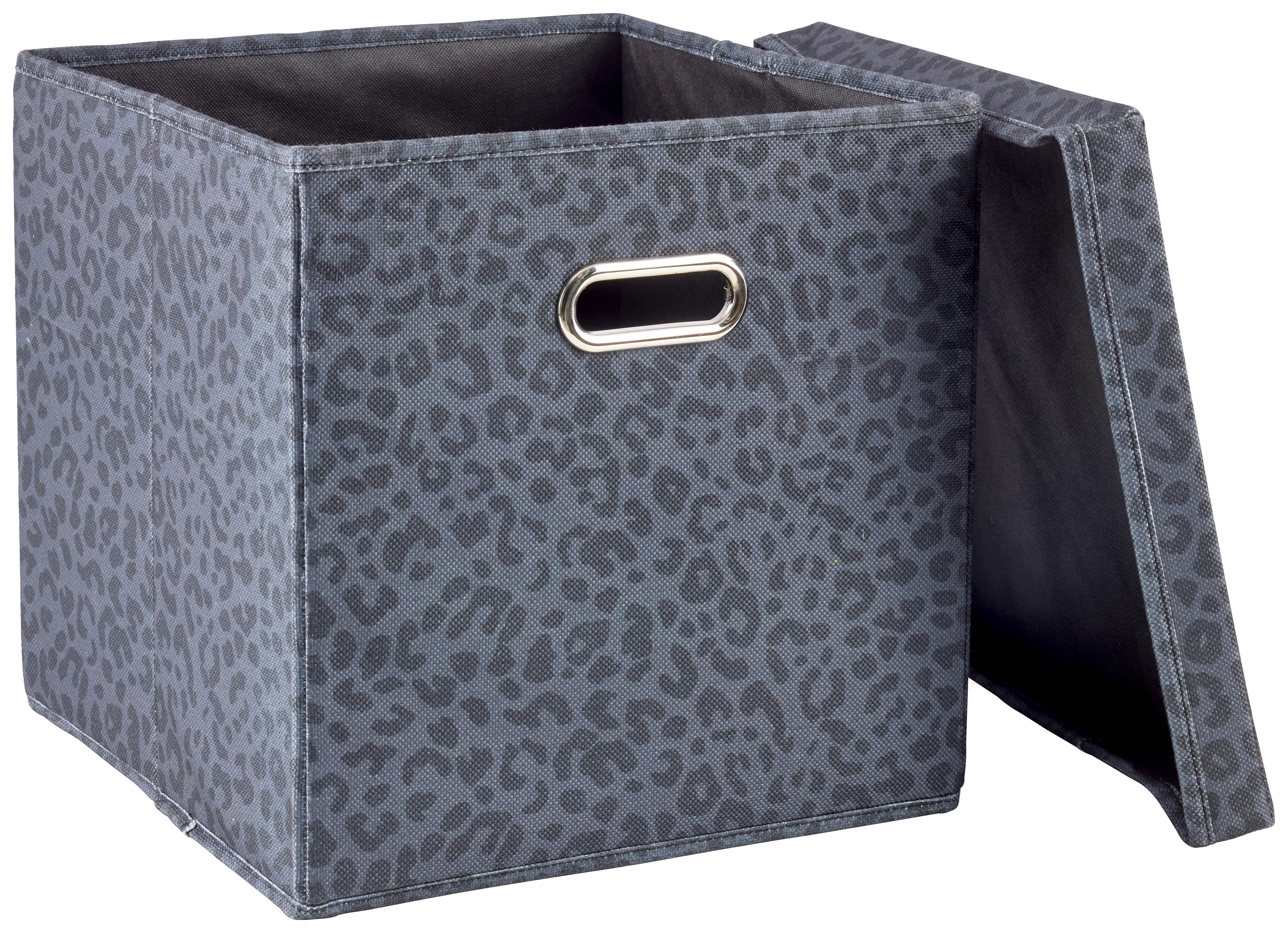 Skladací box ETHICAL CASHMERE - čierna, Romantik / Landhaus, kartón/kov (33/32/33cm) - Mömax