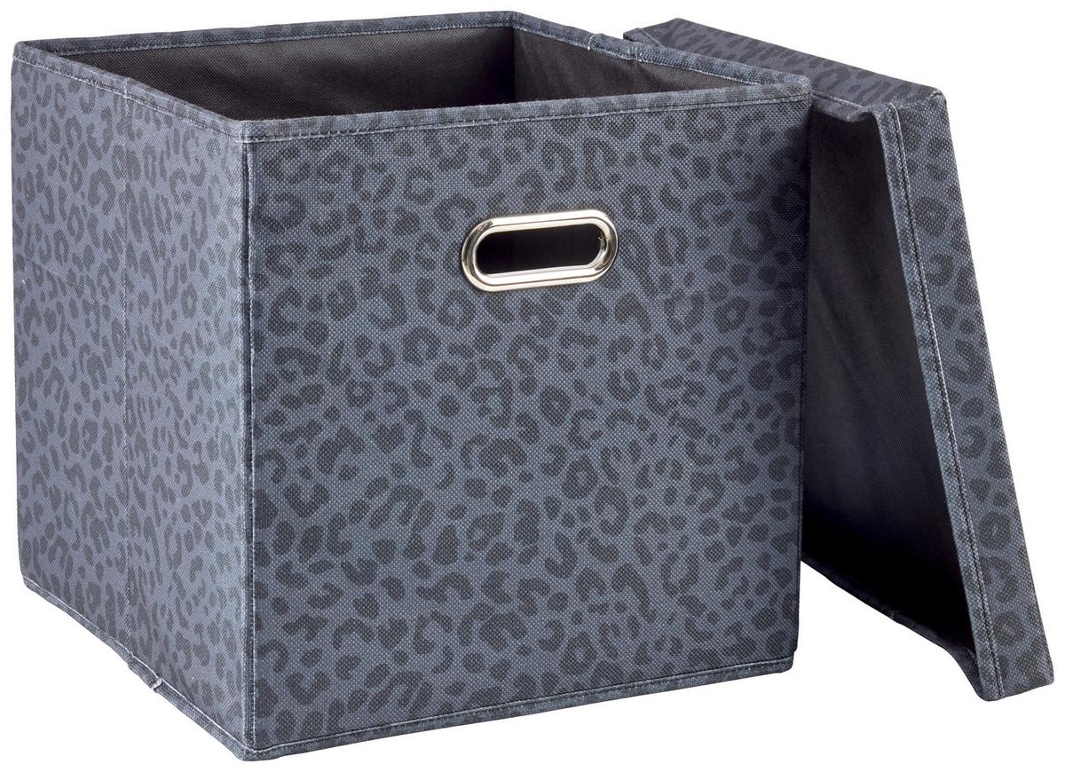 Skladací box ETHICAL CASHMERE - čierna, Romantik / Landhaus, kartón/kov (33/32/33cm) - Mömax