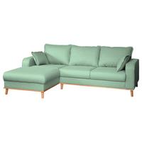 Ecksofa Beata Mintgrün S: 150x230 Cm - Wengefarben/Mintgrün, Design, Textil (150/230cm) - Livetastic